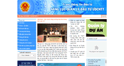 Desktop Screenshot of dautucntt.gov.vn